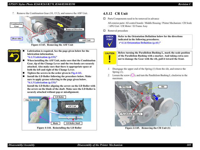 EPSON R260_R265_R270_R360_R380_R390 Service Manual